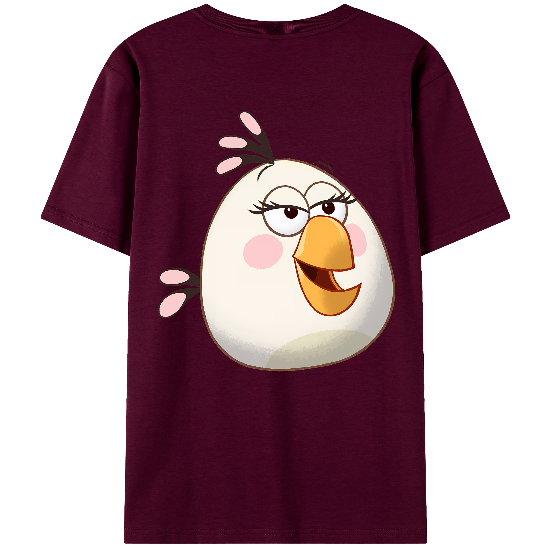 （画像用） Angry Birds アングリーバード レディース半袖Tシャツ(バックプリント)